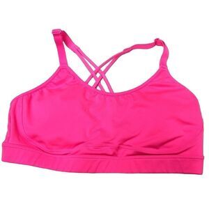 MARIKA TEK LADIES SZ SMALL PINK SPORTS BRA W\PADS